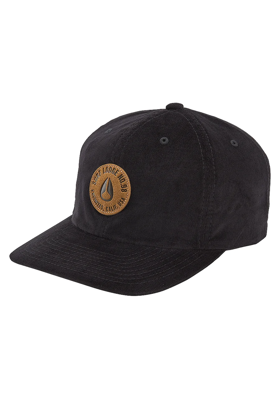 Nixon US Seaside Corduroy Hat - Black C2998-000-00 kol saati