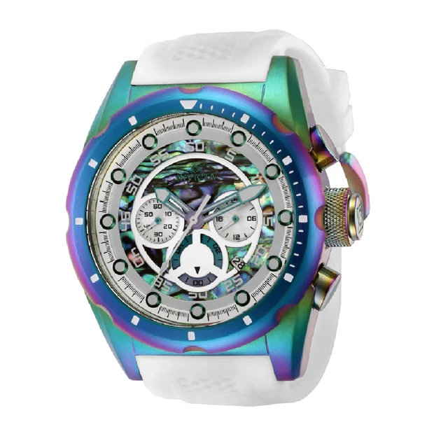 Invicta Speedway Nacrite Watch - 50mm, White (69834) kol saati