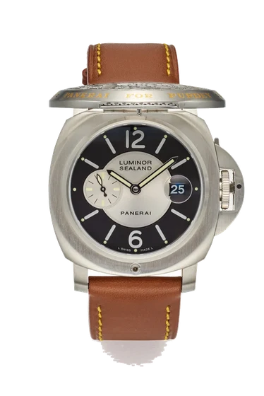 Panerai PANERAI REF. OP6638, PAM00818 LUMINOR SEALAND FOR PURDEY HAWK, STEEL 095/100 kol s