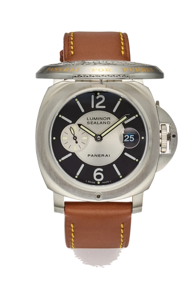 Panerai PANERAI REF. OP6638, PAM00818 LUMINOR SEALAND FOR PURDEY HAWK, STEEL 095/100 kol saati
