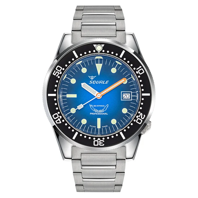 Squale Atmos Profondo Swiss Dive Watch with Blue Ombre Dial #1521PROFD.SQ20B kol saati