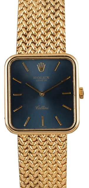 Rolex Cellini 4332 Blue Dial kol saati