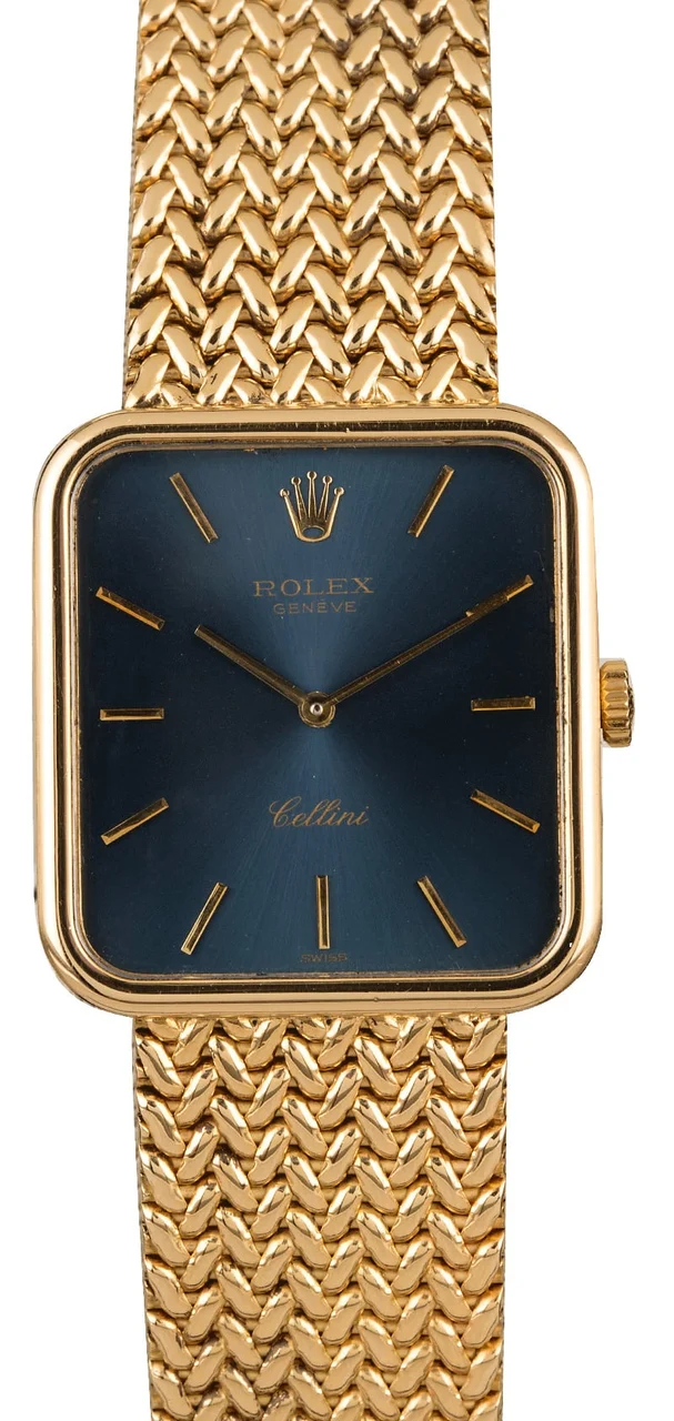 Rolex Cellini 4332 Blue Dial 31 mm kol saati