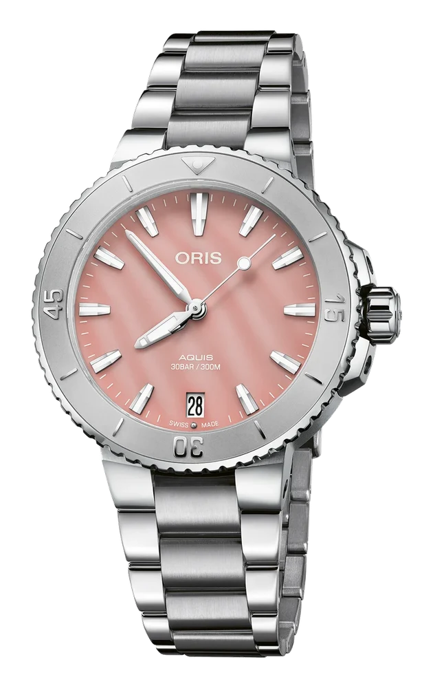 Oris Aquis Date 01 733 7770 4158-07 8 18 05P 36.5 mm kol saati