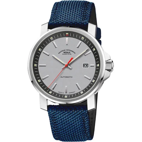 Muhle Glashutte Mühle Glashütte M1-25-37-CB-I 29ER Big Silver Dial kol saati
