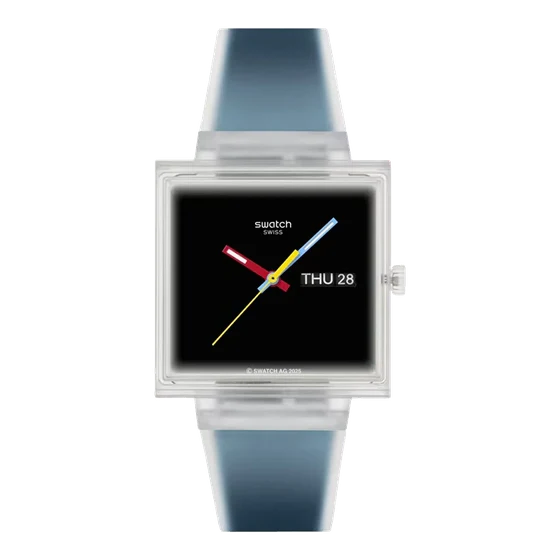 Swatch What If...see Thru Black? SO38K700 kol saati