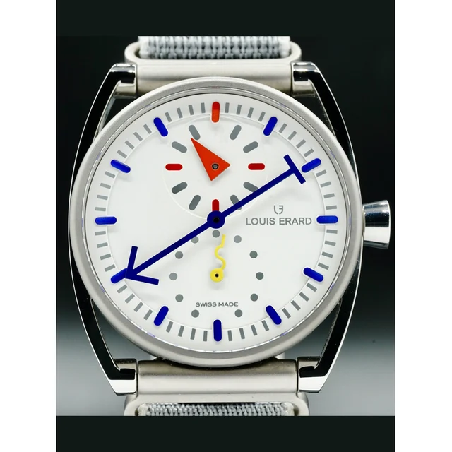 Louis Erard Regulateur Blanc x Alain Silberstein 85358TT01.BTT83 210000033691 kol saati