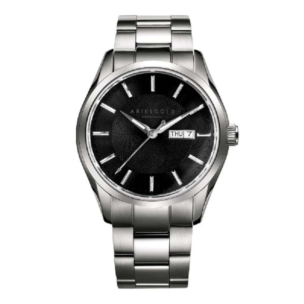 Aries Gold Diplomat G 9034 S-BK 42 mm kol saati