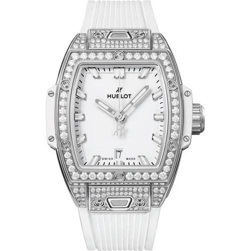 Hublot Spirit of Big Bang Steel White Pavé 682.SE.2010.RW.1604 kol saati