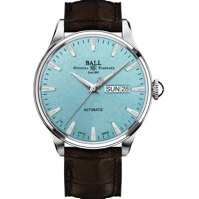 Ball Trainmaster Eternity Ice Blue Dial Rainbow Tubes NM2080D-LL2FJ-IBER kol saati