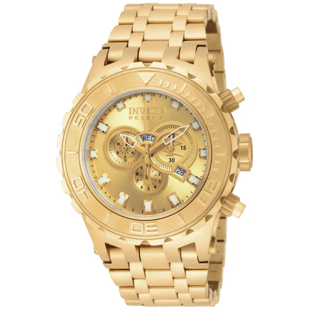 Invicta Subaqua Swiss Ronda 5050.E Caliber Watch - 52mm, Gold (6901) kol saati
