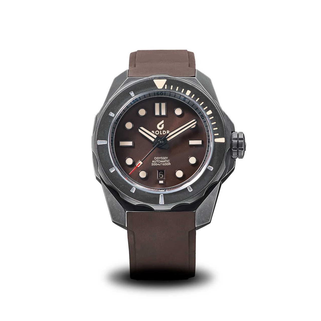 BOLDR Supply Co. Odyssey Coral Brown 2.0 OD-CBR-SS-22-52 52 mm kol saati