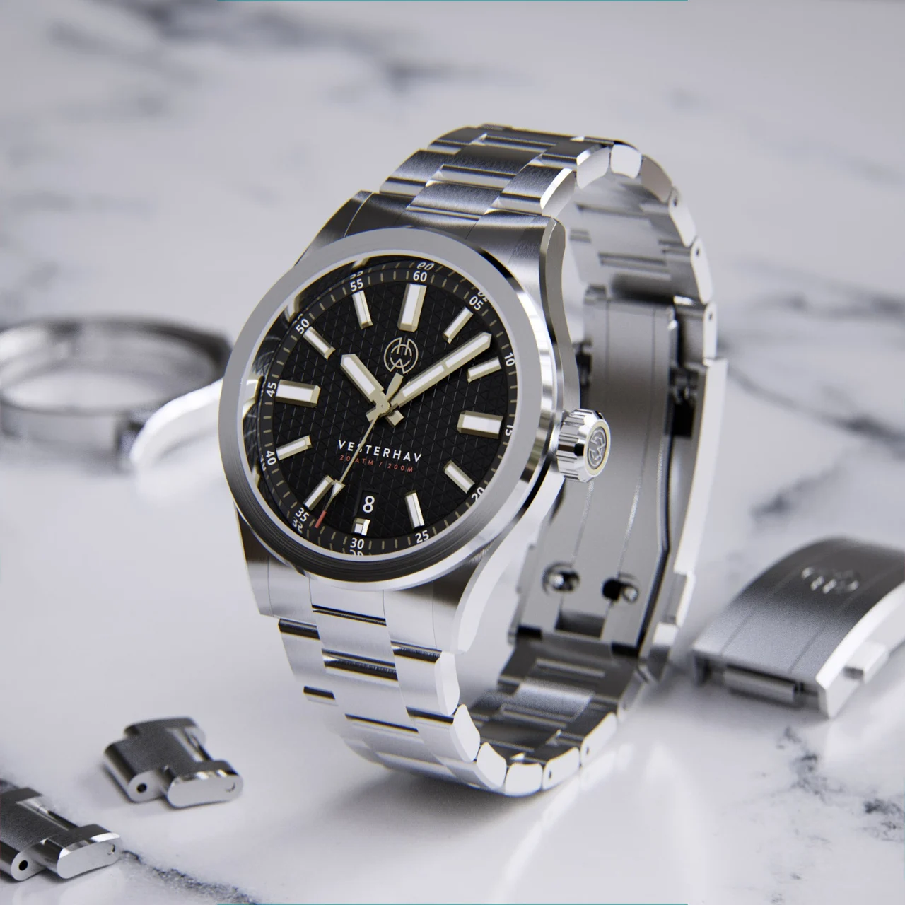 Henry Archer Vesterhav HAC-VES-R38-3LI 38 mm kol saati
