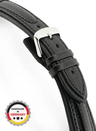 RIOS Sports Strap Montreal - Black - Carbon Fiber Cow Leather 3213/RI kol saati