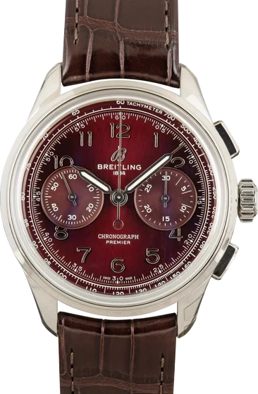 Breitling Premier B09 Chronograph 40 Red Dial AB0930D41K1P1 kol saati