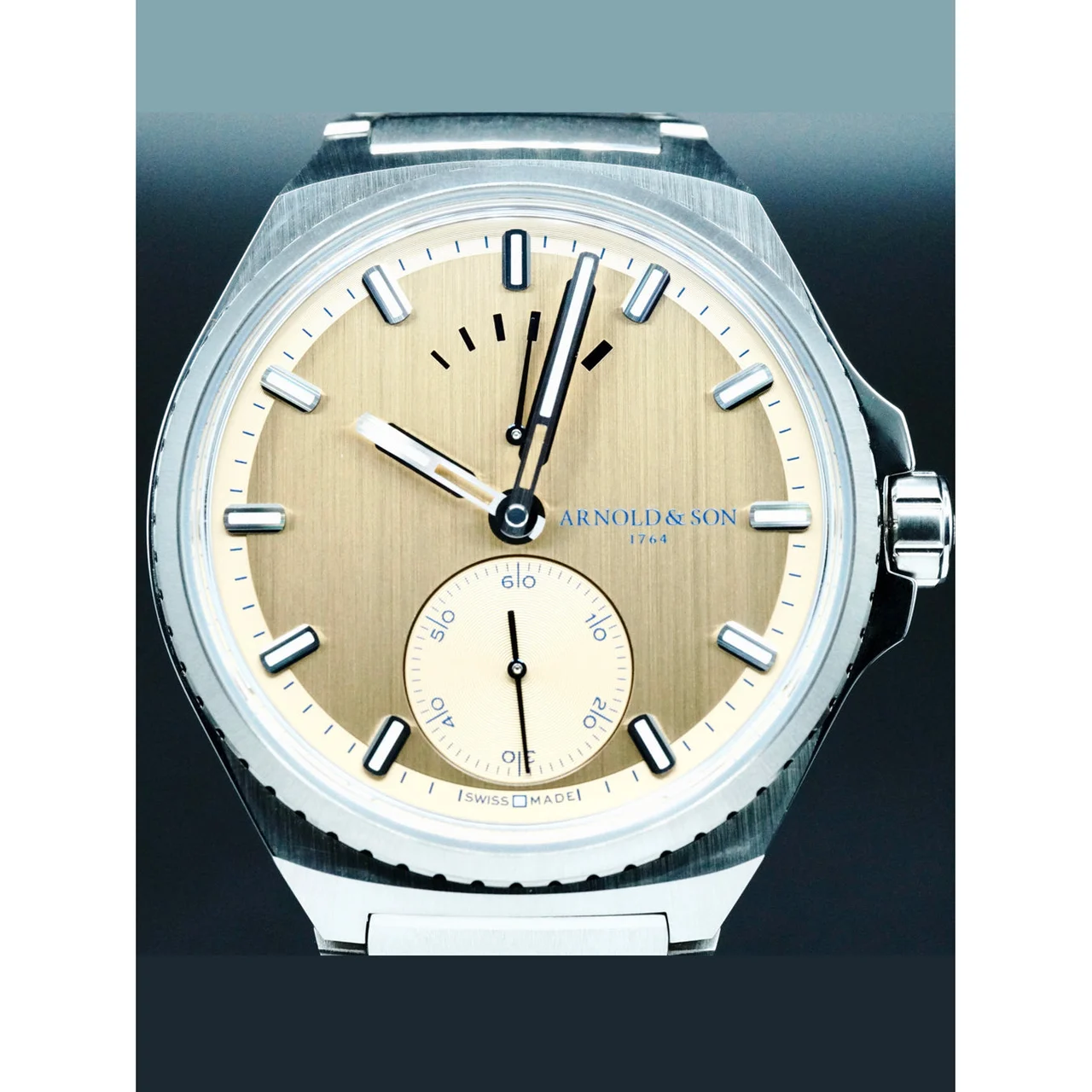 Arnold & Son Longitude Titanium Kingsand Gold Limited Edition POC210000080386 42.5 mm kol saati