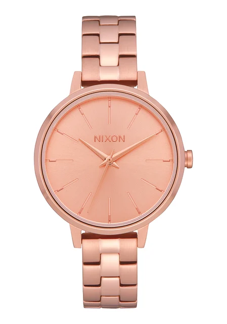 Nixon US Medium Kensington - All Rose Gold A1260-897-00 kol saati
