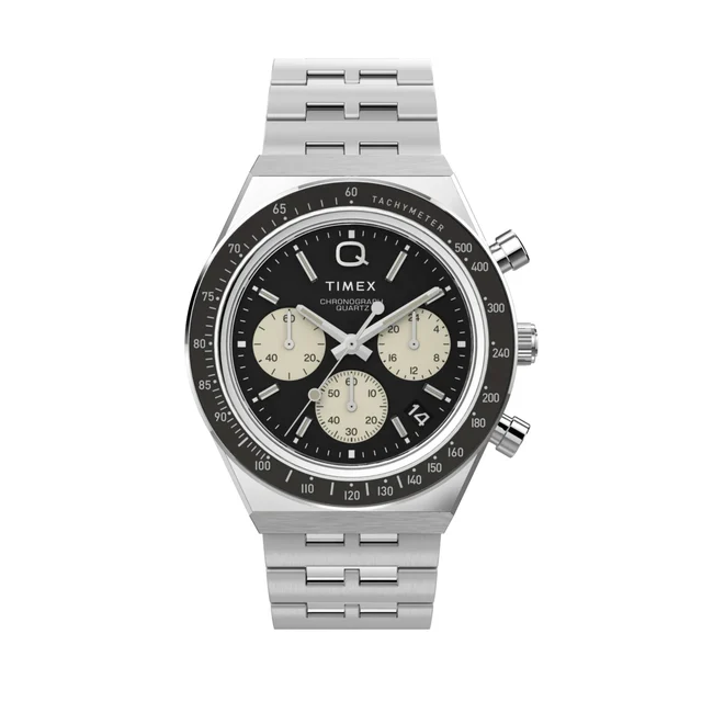 Timex Chronograph 40mm - Black on Bracelet TW2V42600VQ kol saati