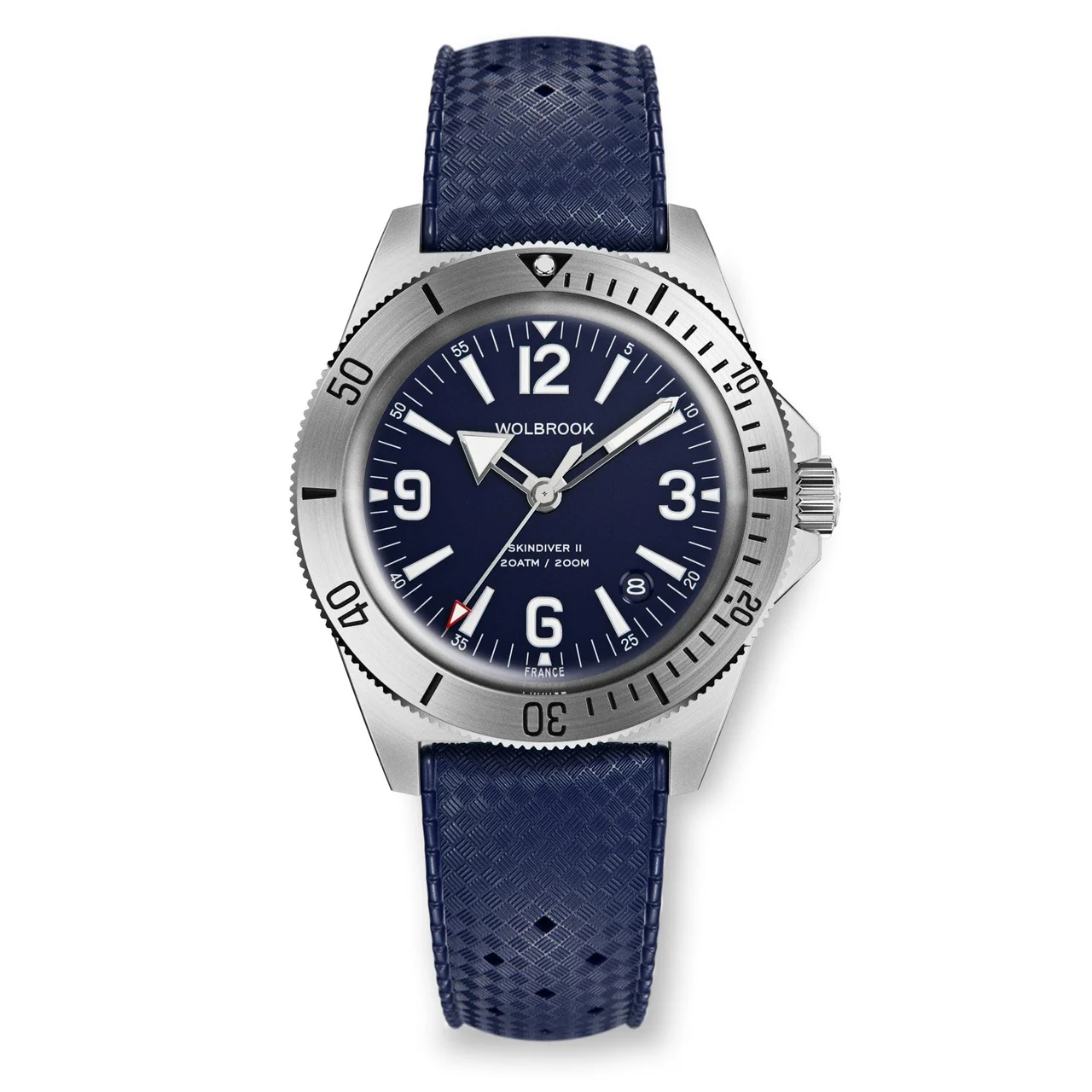 Wolbrook 23-S2A-004-RB1-BLU-LE1 48 mm kol saati