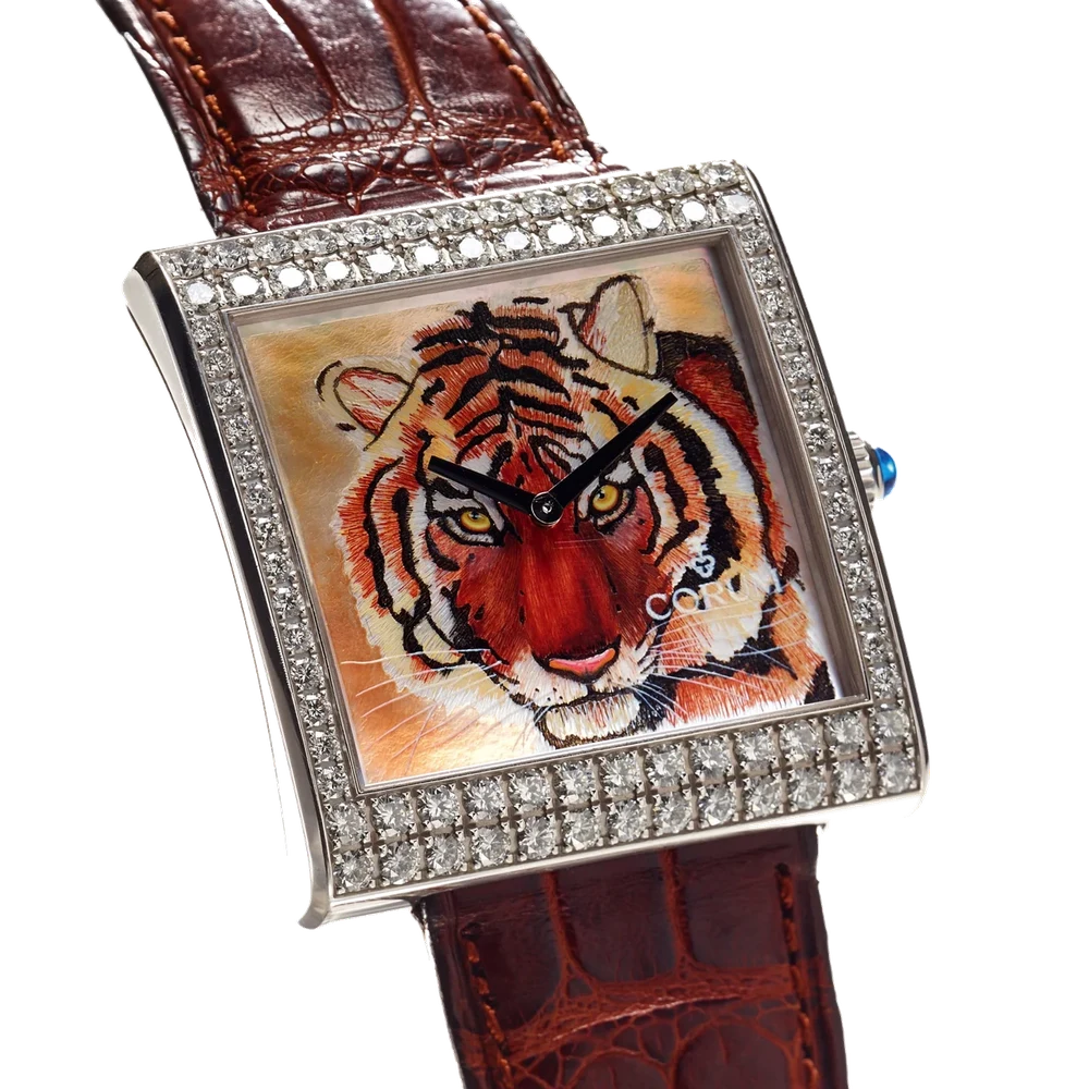 Corum CORUM REF. 055.182.69 BUCKINGHAM TIGER LIMITED EDITION kol saati