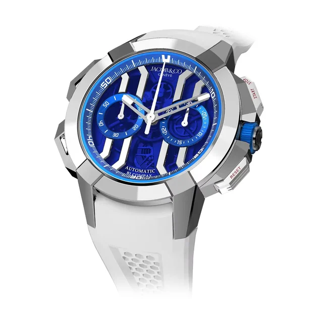 Jacob & Co. Jacob & Co. Epic X Chronograph Titanium Blue EC430.20.AB.AA.A kol saati