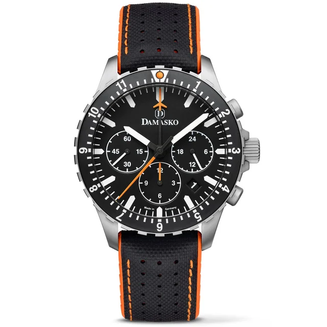 Damasko Chronograph with a Stopwatch and a 12-hour Totalizer #DC86 DC86-Or kol saati