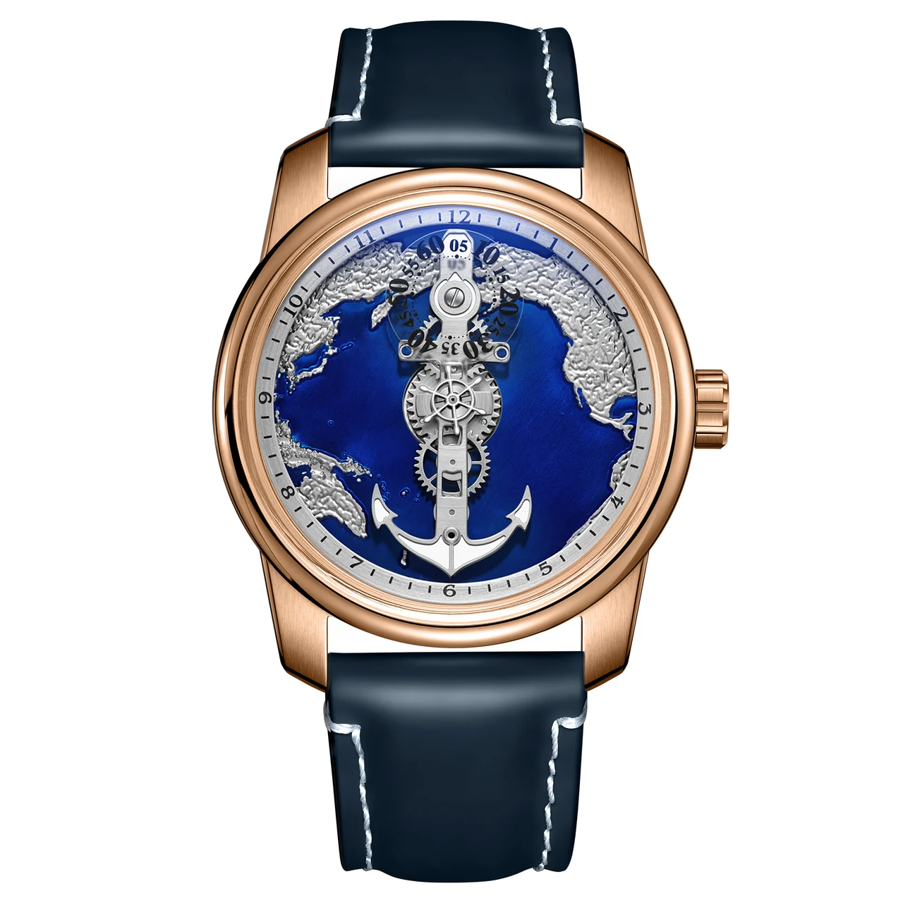 OBLVLO Series JM-SAILING-PLPL-1 42 mm kol saati