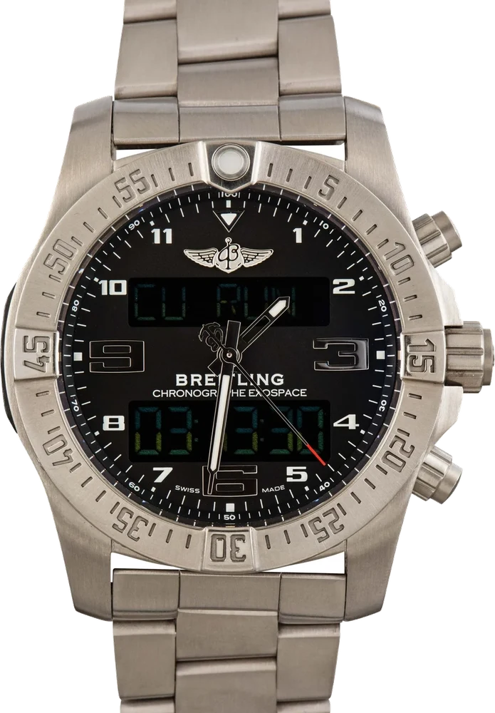 Breitling Exospace B55 Chronograph Digital Display EB5510H11B1E1 46 mm kol saati
