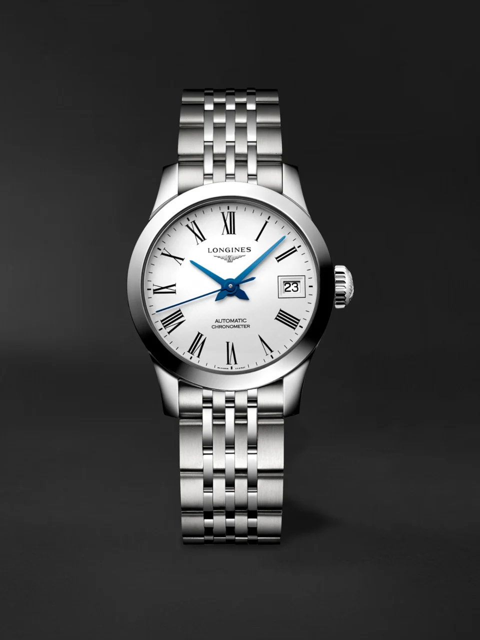 Longines Record L2.320.4.11.6 26 mm kol saati