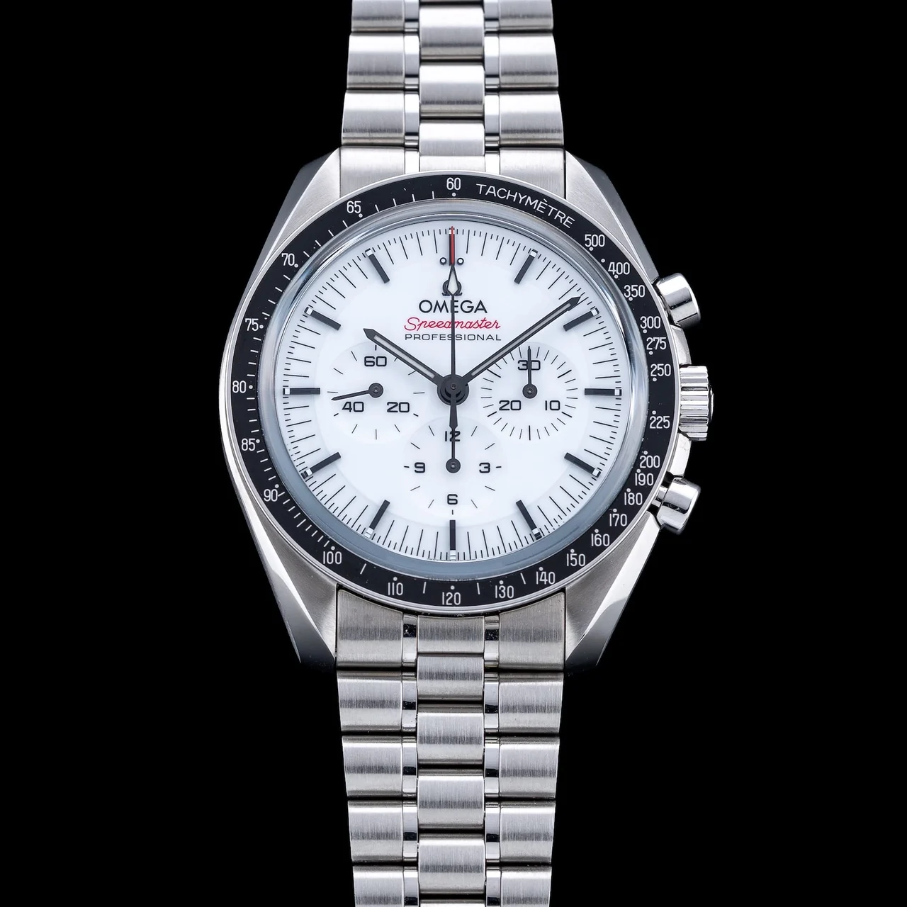 OMEGA Speedmaster Moonwatch Professional White Dial 310.30.42.50.04.001 POC210009N32121 kol saati