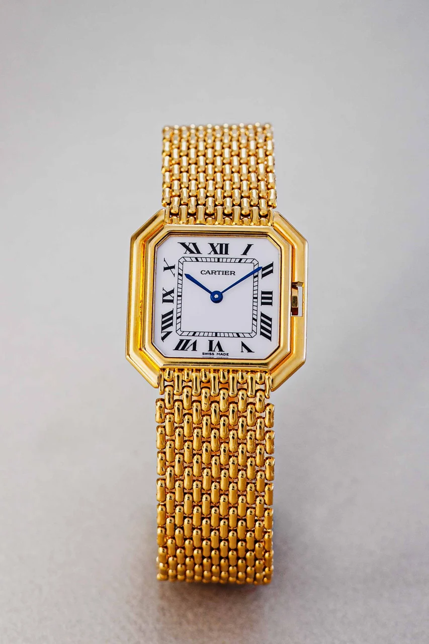 Cartier Ceinture GM Ref. 8108. 18k + SP 27 mm kol saati