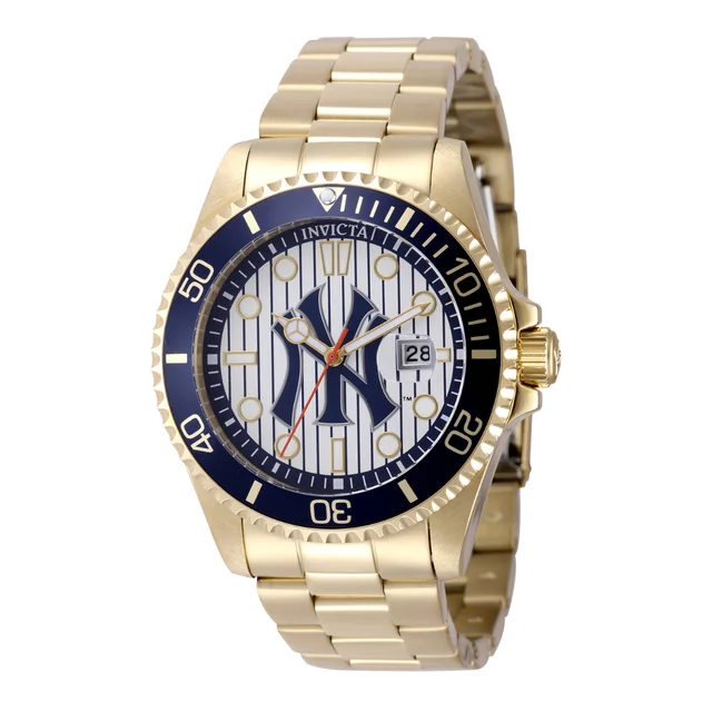 Invicta Pro Diver New York Edition Watch - 43mm. Gold (49858) kol saati