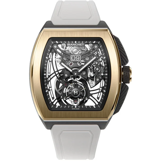 Bianchet Flying Tourbillon Grande Date B 1.618 Hybrid Gold HBGLFTGD4 kol saati