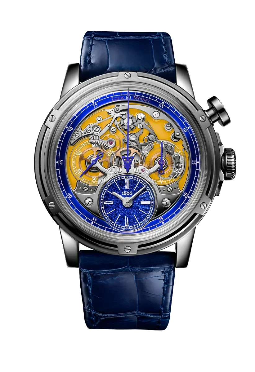 Louis Moinet Louis Moinet LM-154.73.11 46 mm kol saati