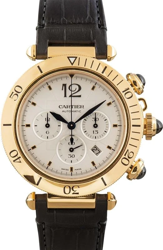 Cartier Pasha De W 18k Yellow Gold WGPA0017 kol saati