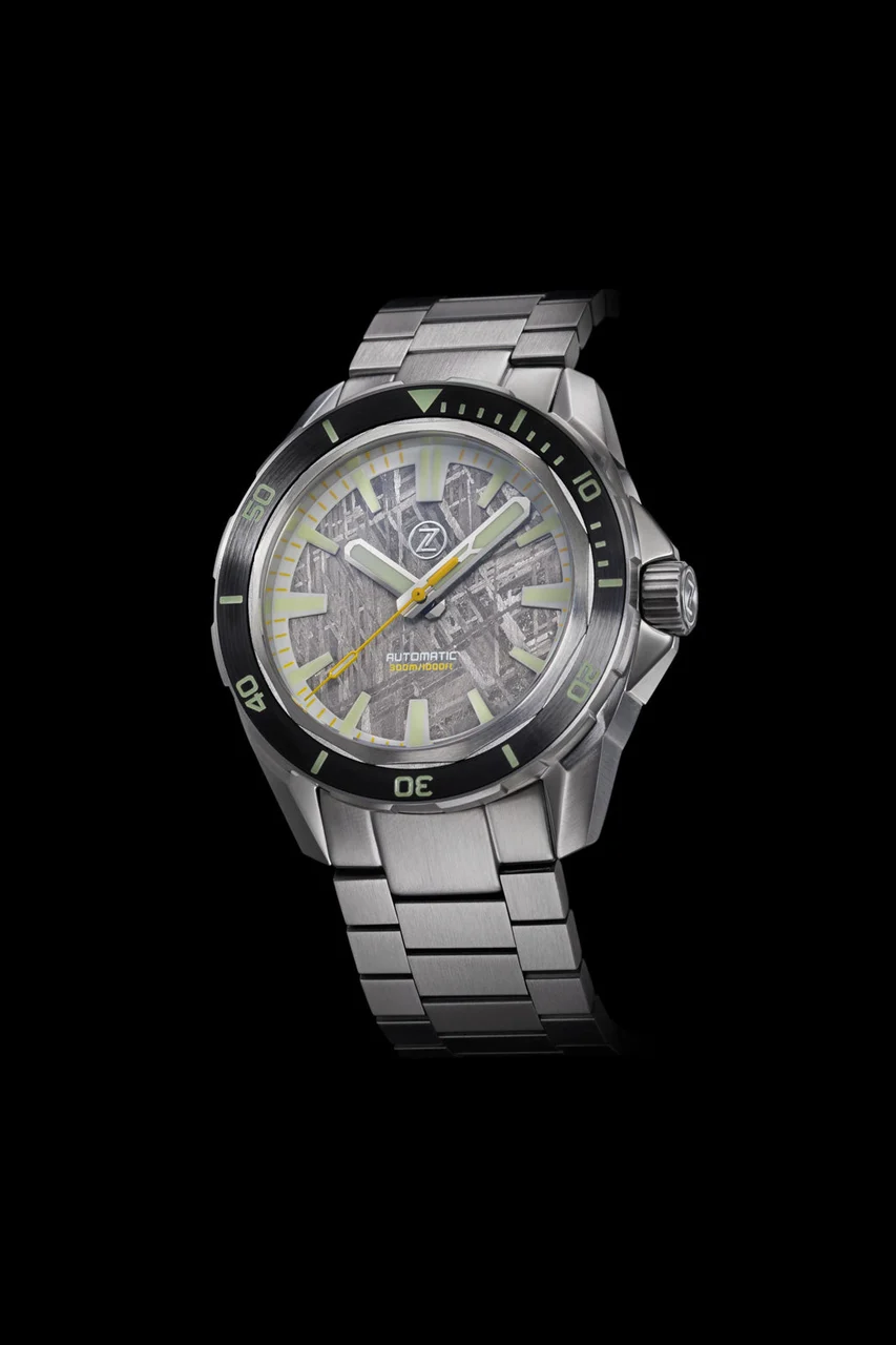 Zelos Swordfish 300m Diver Seiko NH35 Meteorite 22 mm kol saati