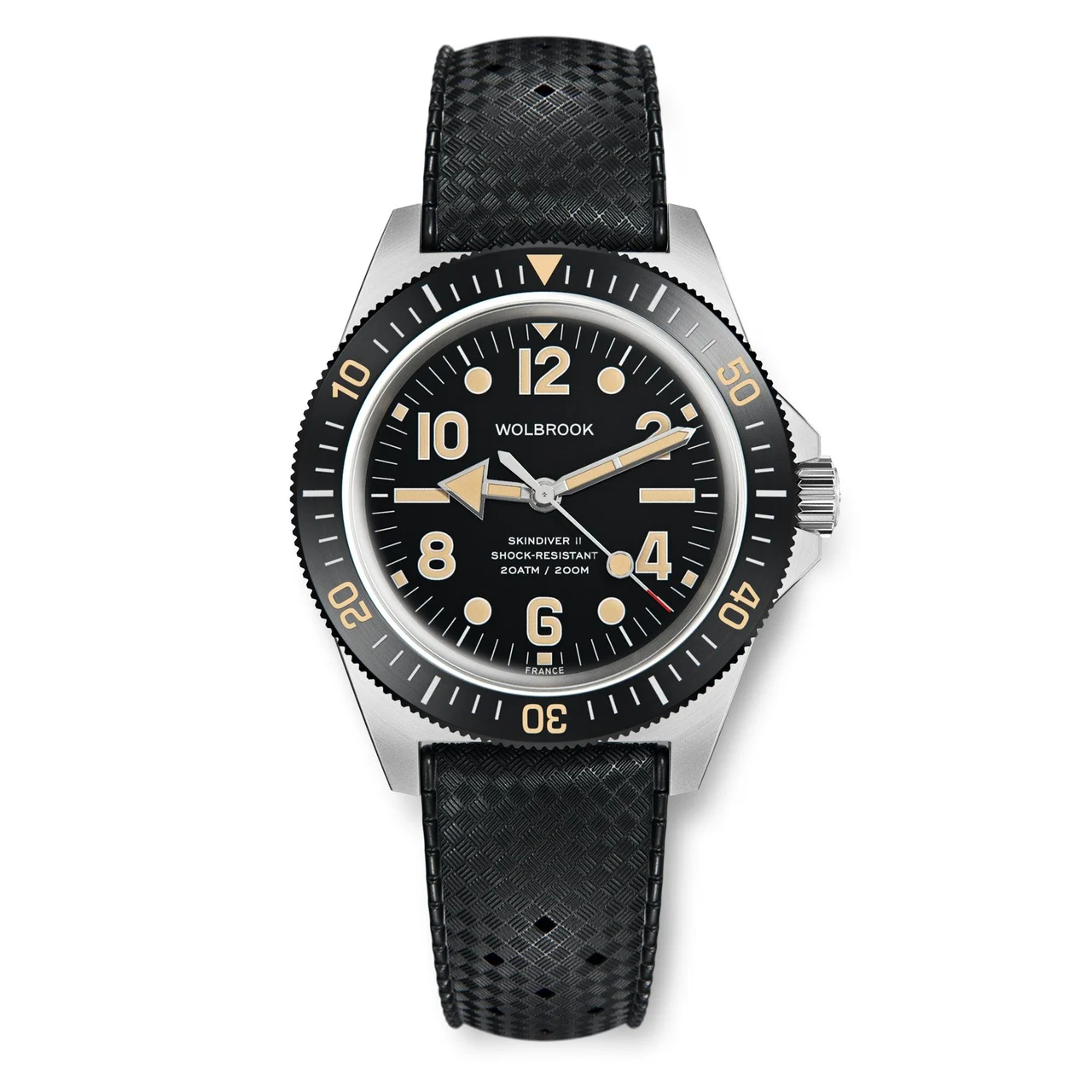 Wolbrook 23-S2AJ-003-RB1-BLK-CXO 48 mm kol saati