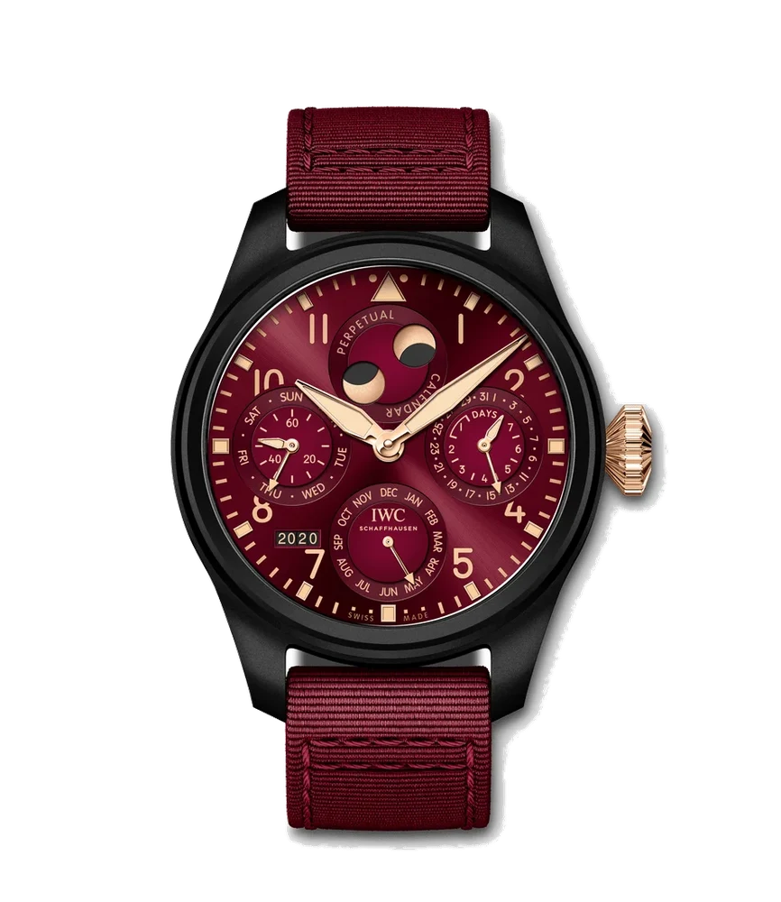 IWC Big Pilots Watch Perpetual Calendar Edition Lewis Hamilton IW503002 46.5 mm kol saati