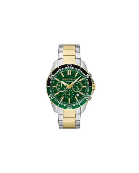Armani Exchange Chronograph Two-Tone Stainless Steel Watch AX1966 kol saati