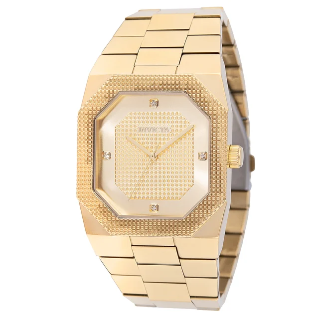 Invicta Cuadro Polygard Watch - 40mm. Gold (49869) kol saati