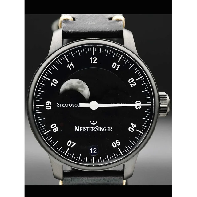 Meistersinger Stratoscope Black Limited Edition 210000023899 kol saati