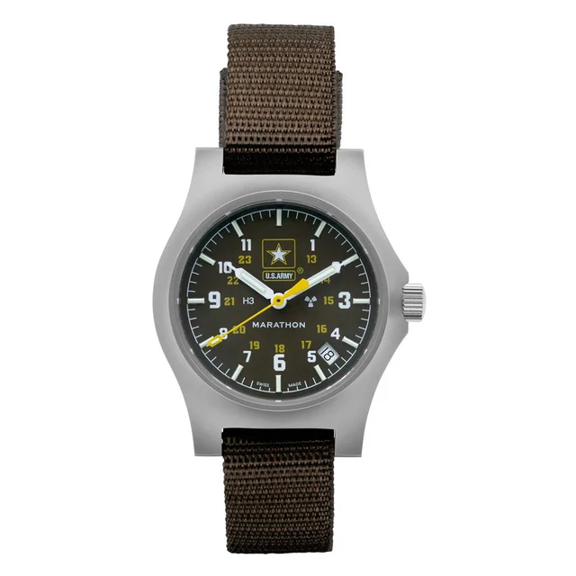 Marathon Army General Purpose Quartz Watch in Sage Green #WW194015SS-US-Army kol saati