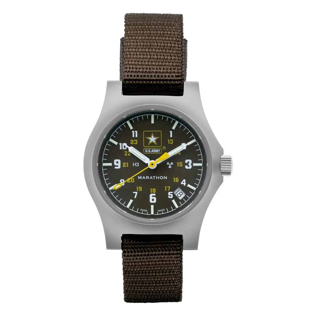 Marathon Army General Purpose Quartz Watch in Sage Green #WW194015SS-US-Army kol saati