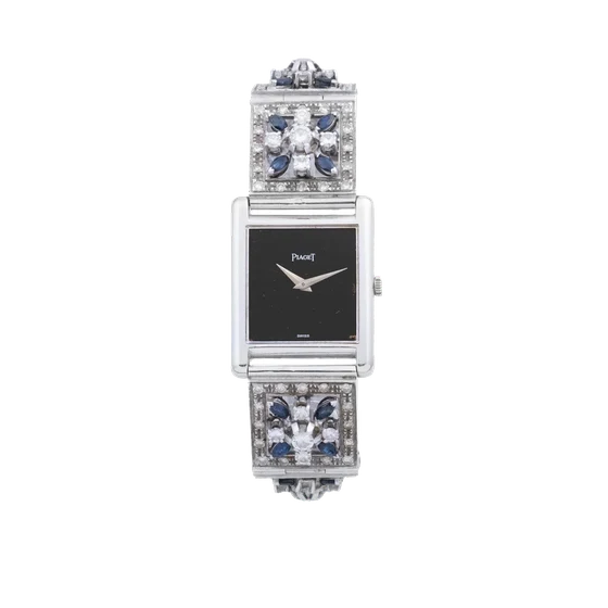 Piaget PIAGET, REF. 90802, TANK, LAPIS DIAL, YELLOW GOLD kol saati