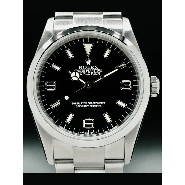 Rolex Explorer Black Arabic Dial 114270 210000037220 kol saati