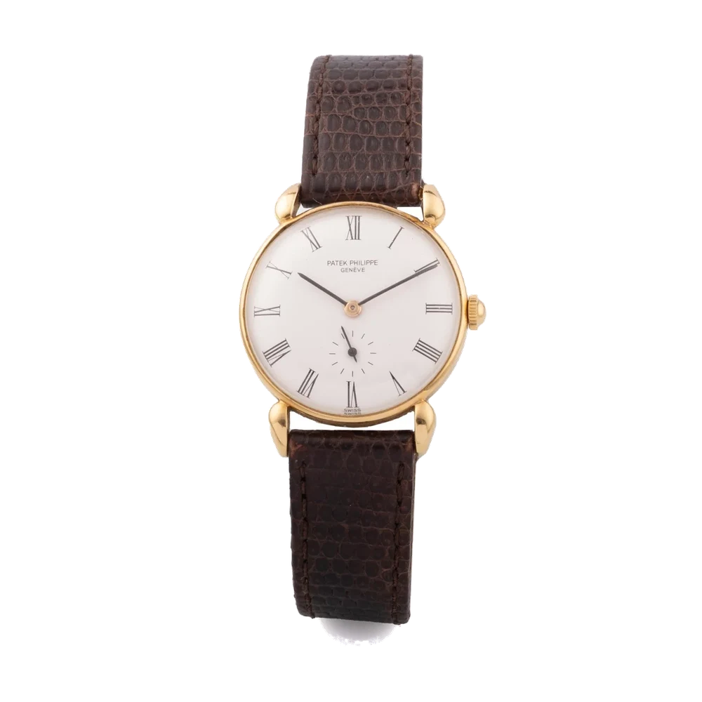 Patek Philippe PATEK PHILIPPE REF. 590 YELLOW GOLD Very fine and rare, manual-winding, 18K yellow gold wristwatch. kol saati