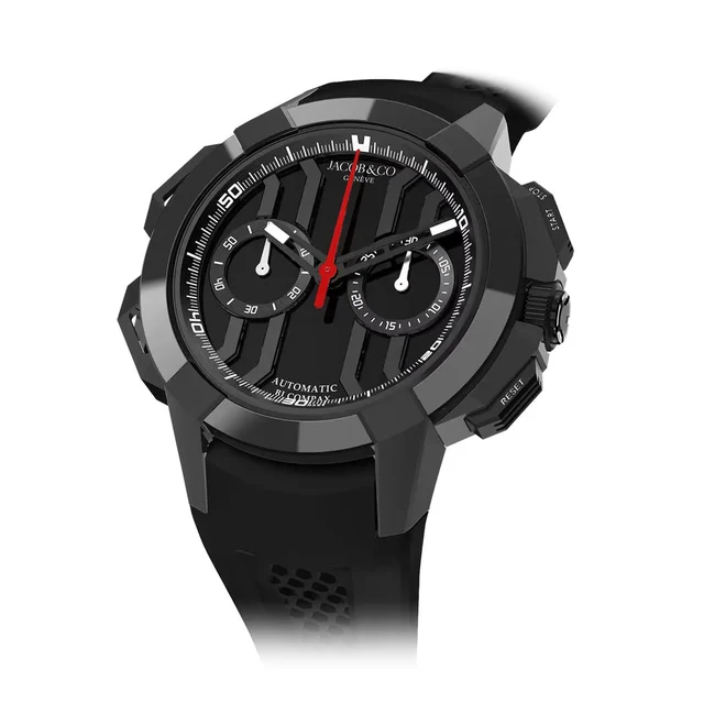 Jacob & Co. Jacob & Co. Epic X Chronograph Titanium and Black Ceramic EC400.21.AB.AB.A kol