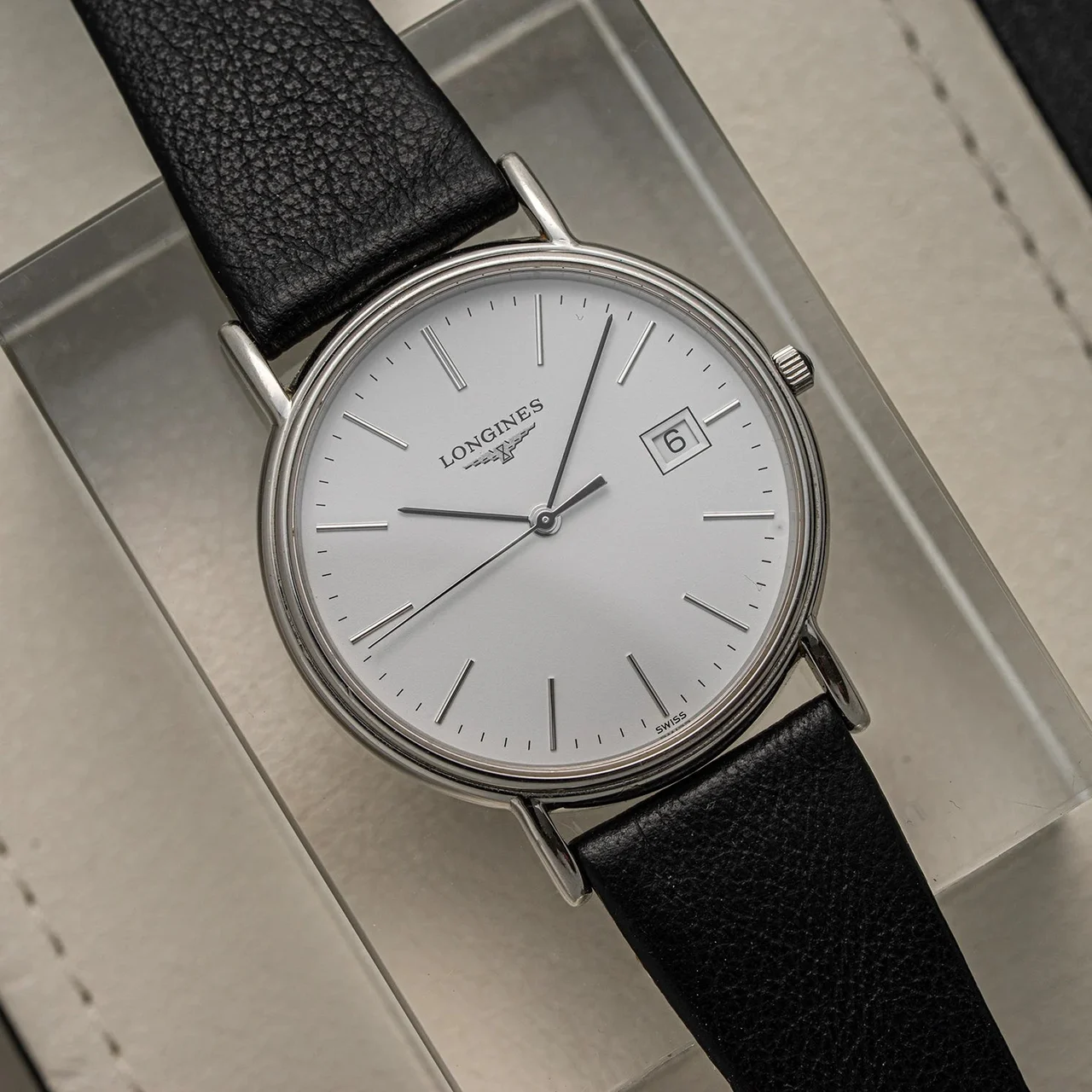 Longines Presence, Ref. L4.790.4, Cal. L157.2, 2018 38 mm kol saati