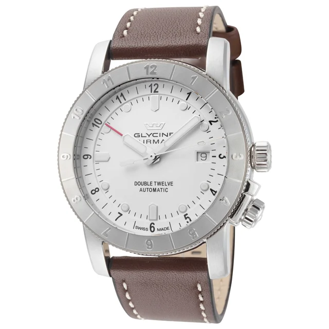 Glycine Ariman Double Twelve Watch GL0554 kol saati