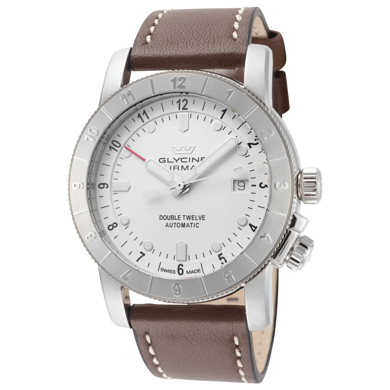 Glycine Ariman Double Twelve Watch GL0554 kol saati